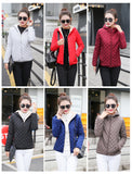 New Parkas basic jackets Female Women plus velvet lamb Cotton Winter - Shopizhu