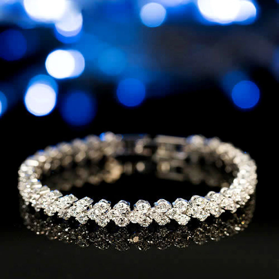 Luxury Vintage Bracelet Crystal Bracelets & Bangles Wedding Jewelry