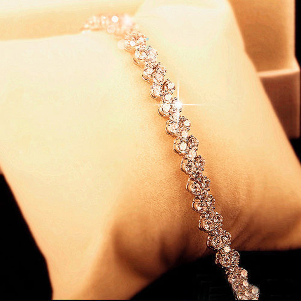 Luxury Vintage Bracelet Crystal Bracelets & Bangles Wedding Jewelry
