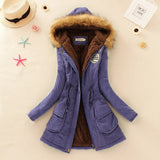 New Parkas Female Women Winter Coat Thickening Cotton Outwear - Shopizhu