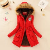 New Parkas Female Women Winter Coat Thickening Cotton Outwear - Shopizhu