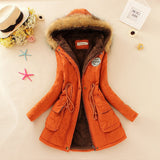 New Parkas Female Women Winter Coat Thickening Cotton Outwear - Shopizhu