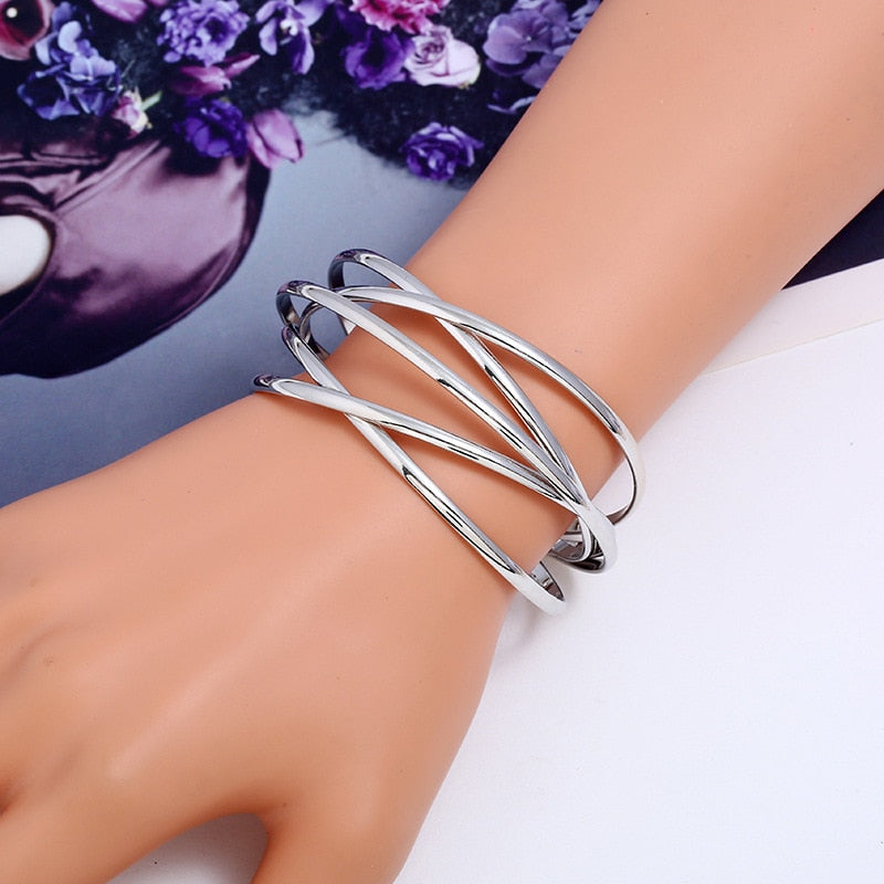 Cuff Bangles Fashion Bracelets & Bangles Female Cute Ladies Jewelry