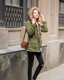 New Parkas Female Women Winter Coat Thickening Cotton Outwear - Shopizhu