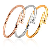 Nail Cuff Bangles Copper Bracelets Jewelry  Feminin