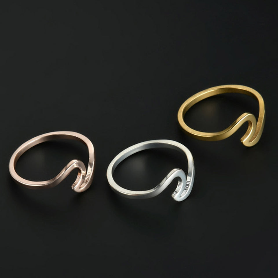 Silver Rings Charms Rose Gold Ring Wedding Rings for Women