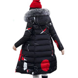 Female Hooded coat warm long jacket feminin - Shopizhu