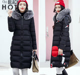 Female Hooded coat warm long jacket feminin - Shopizhu