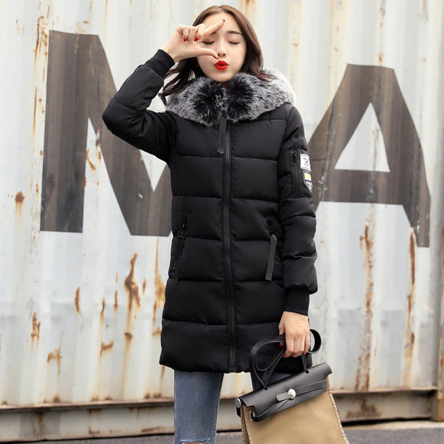 New Fashion Women Winter Jacket Warm Hooded Parka - Shopizhu