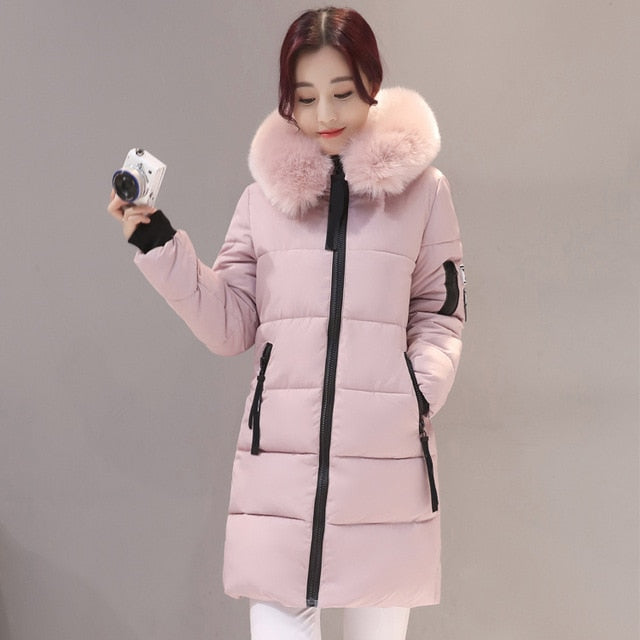 New Fashion Women Winter Jacket Warm Hooded Parka - Shopizhu