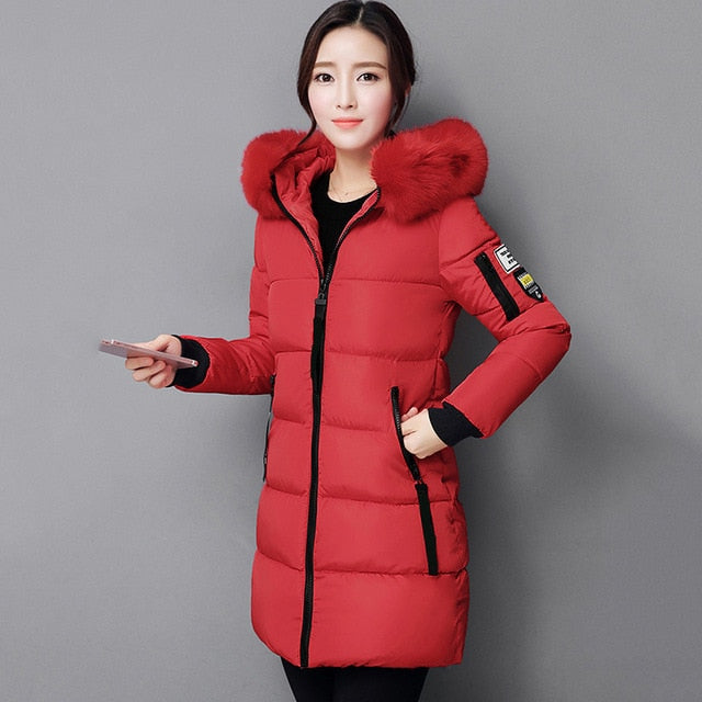 New Fashion Women Winter Jacket Warm Hooded Parka - Shopizhu
